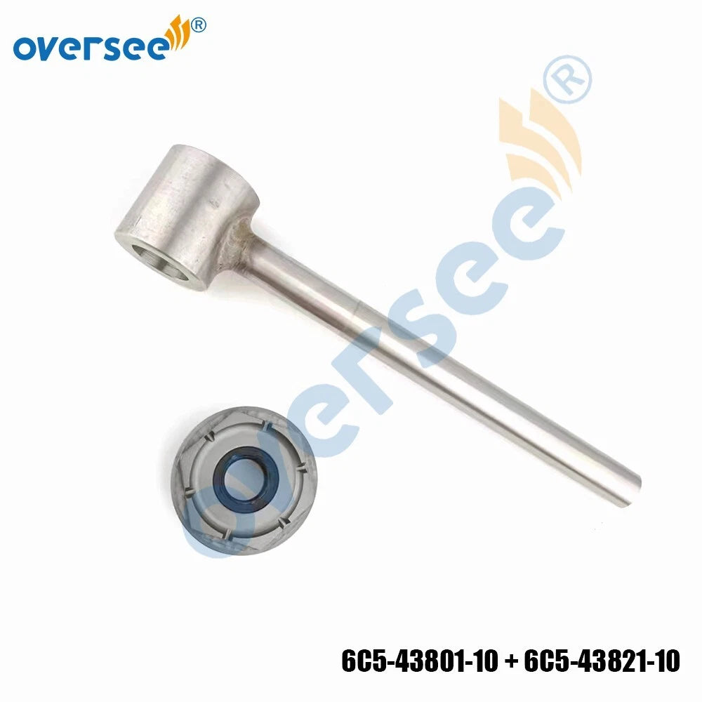 Set of 2 Rods + Cap for Yamaha Outboard 4T F 50-60HP (6C5-43801-10, 6C5-43821)