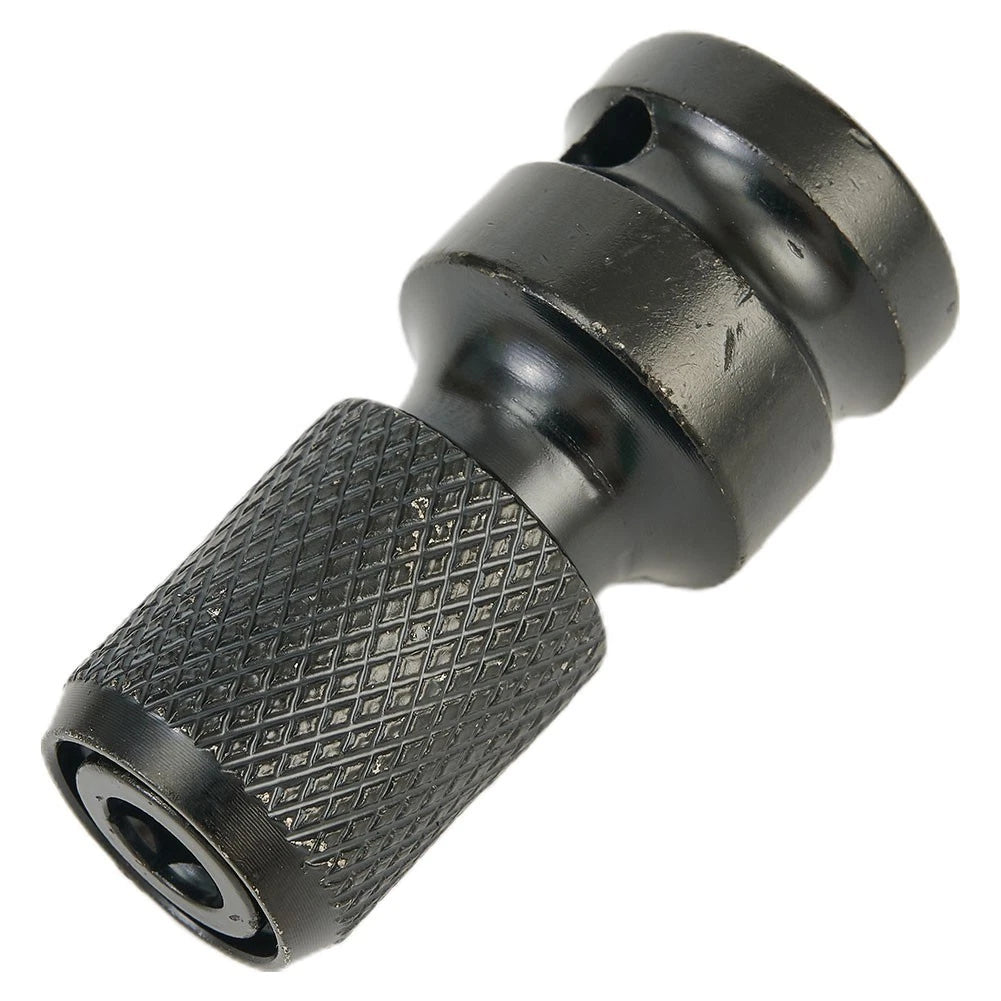 2X 1/4 Hex Shank to 1/2 Square Drive Drill Bit Chuck Adapter Converter