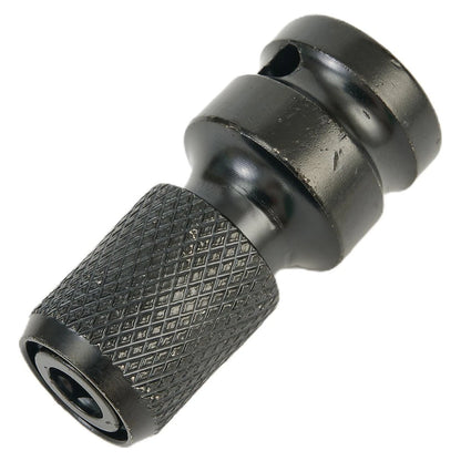 2X 1/4 Hex Shank to 1/2 Square Drive Drill Bit Chuck Adapter Converter