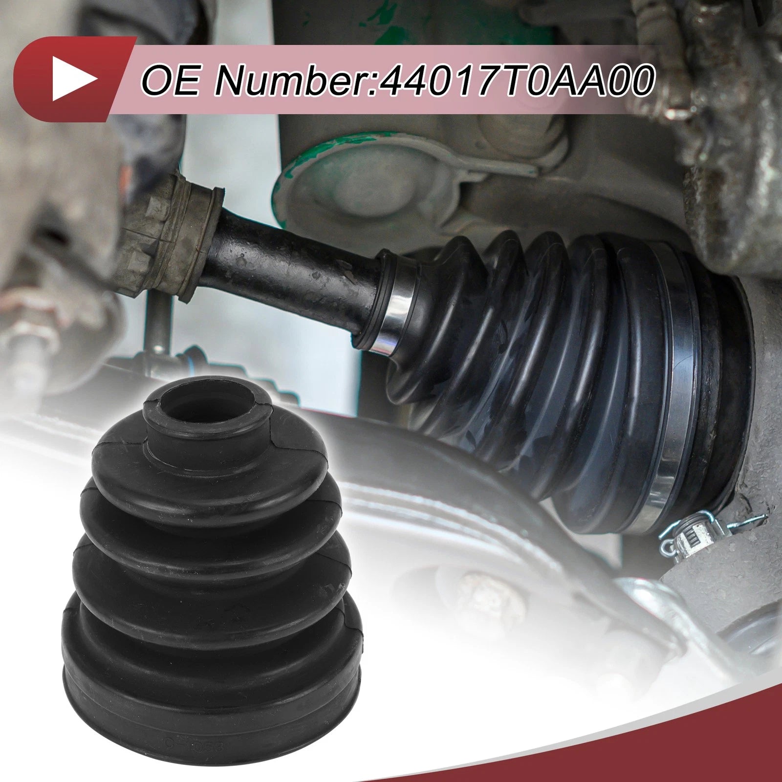 Inner CV Joint Boot Kit with Clamps for Honda CR-V (2012–2014)