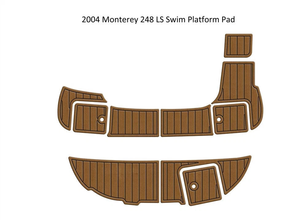 Swim Platform Step Pad for Monterey 248 LS (2004) - EVA Foam Teak Decking