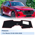 Dash Cover for Mazda CX-60 2024–2026 Dashboard Cover Black with Red Edge