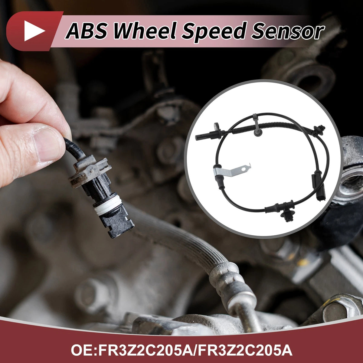 ABS Wheel Speed Sensor for Ford Mustang (2015–2023) FR3Z2C205A