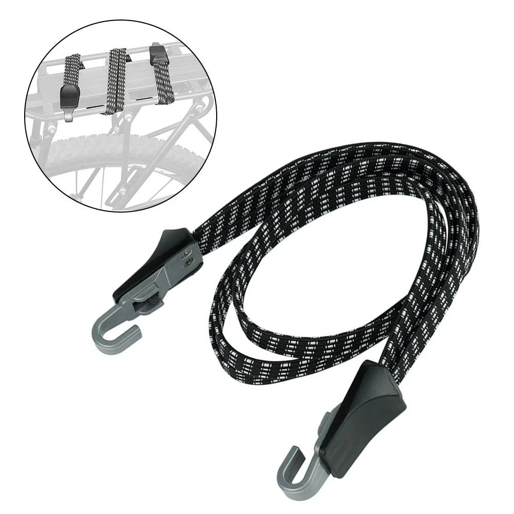 Elastic Luggage Strap with Hook for Bicycle