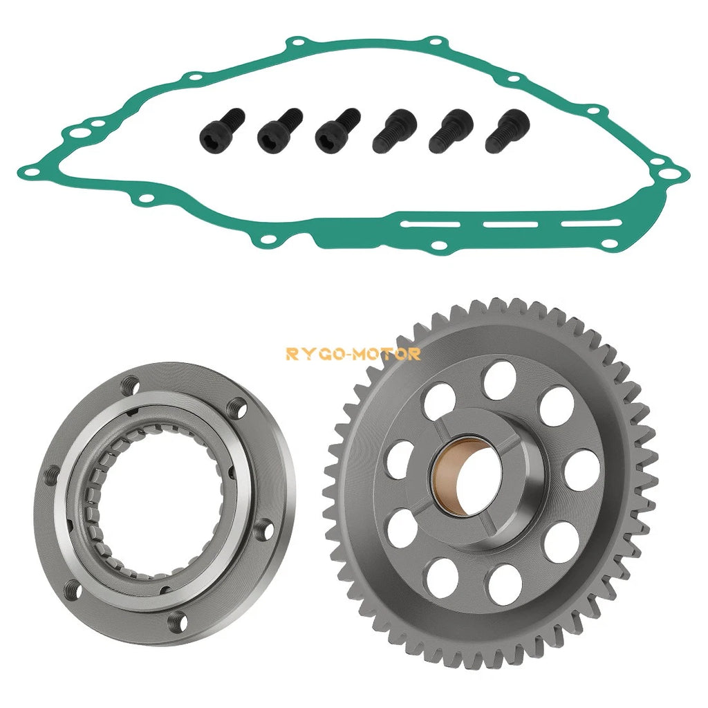 One Way Starter Clutch Bearing Gear Gasket for Yamaha Rhino 700 (2008–2013)