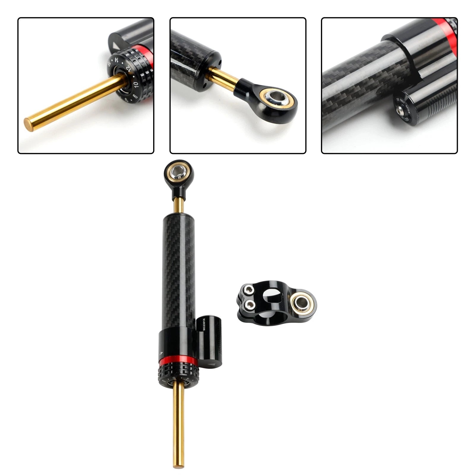 Steering Damper Stabilizer Bracket Mounting Kit for Universal Motorcycle