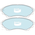 Set of 4 Bendix Front Disc Brake Pads for Ford Courier (2004–2006)