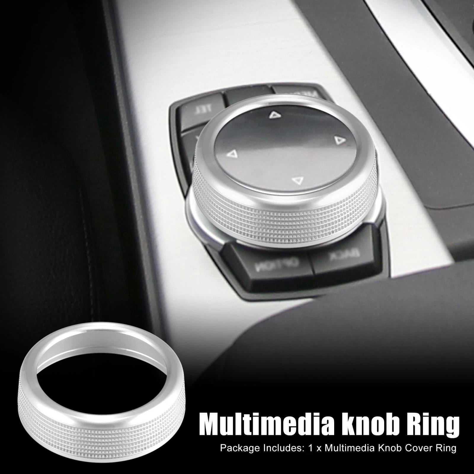 Multimedia Knob Cover Ring Replacement for BMW 1 2 3 4 Series (2013–2024)