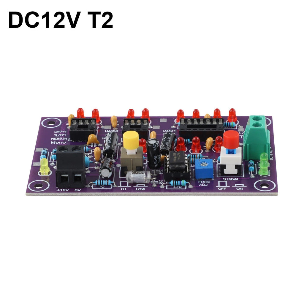 Op Amp Test Board with LED Indicator for Op Amps