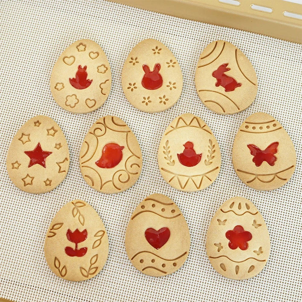 10 Piece Easter Cookie Cutter Set for Baking
