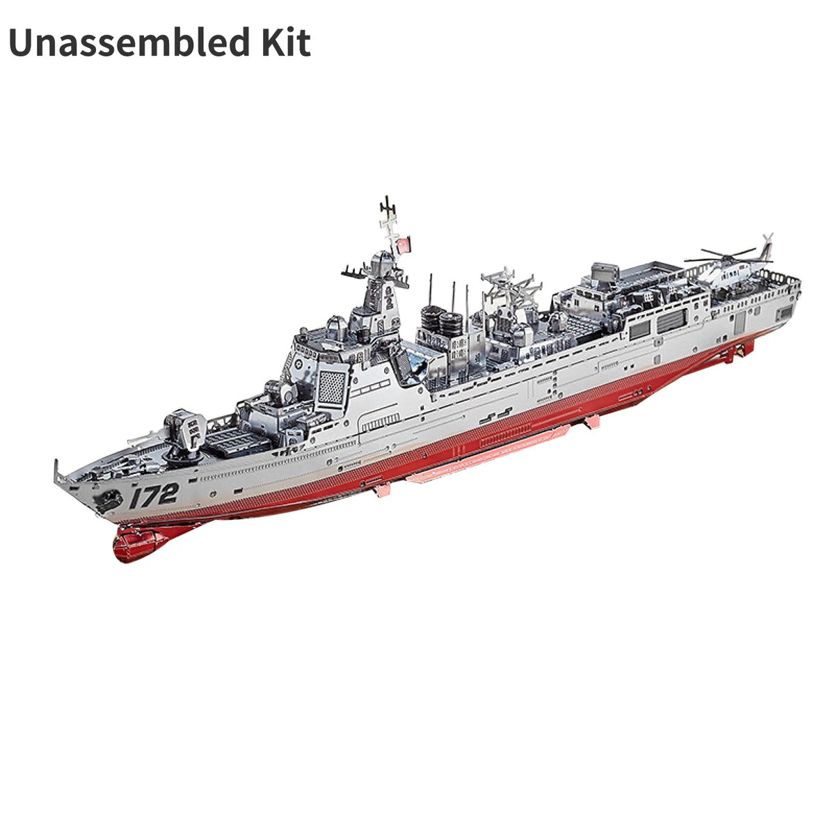 3D Metal Model Kit for Destroyer Ship (Unassembled)