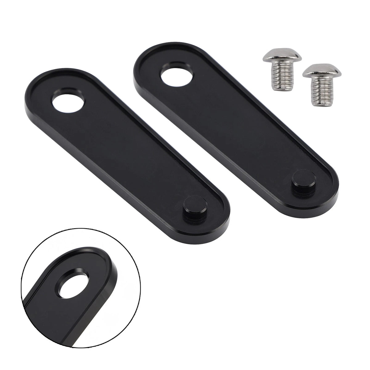 Rear Floorboard Foot Peg Frame Plates for Electra Glide, Road Glide (1993–2023)