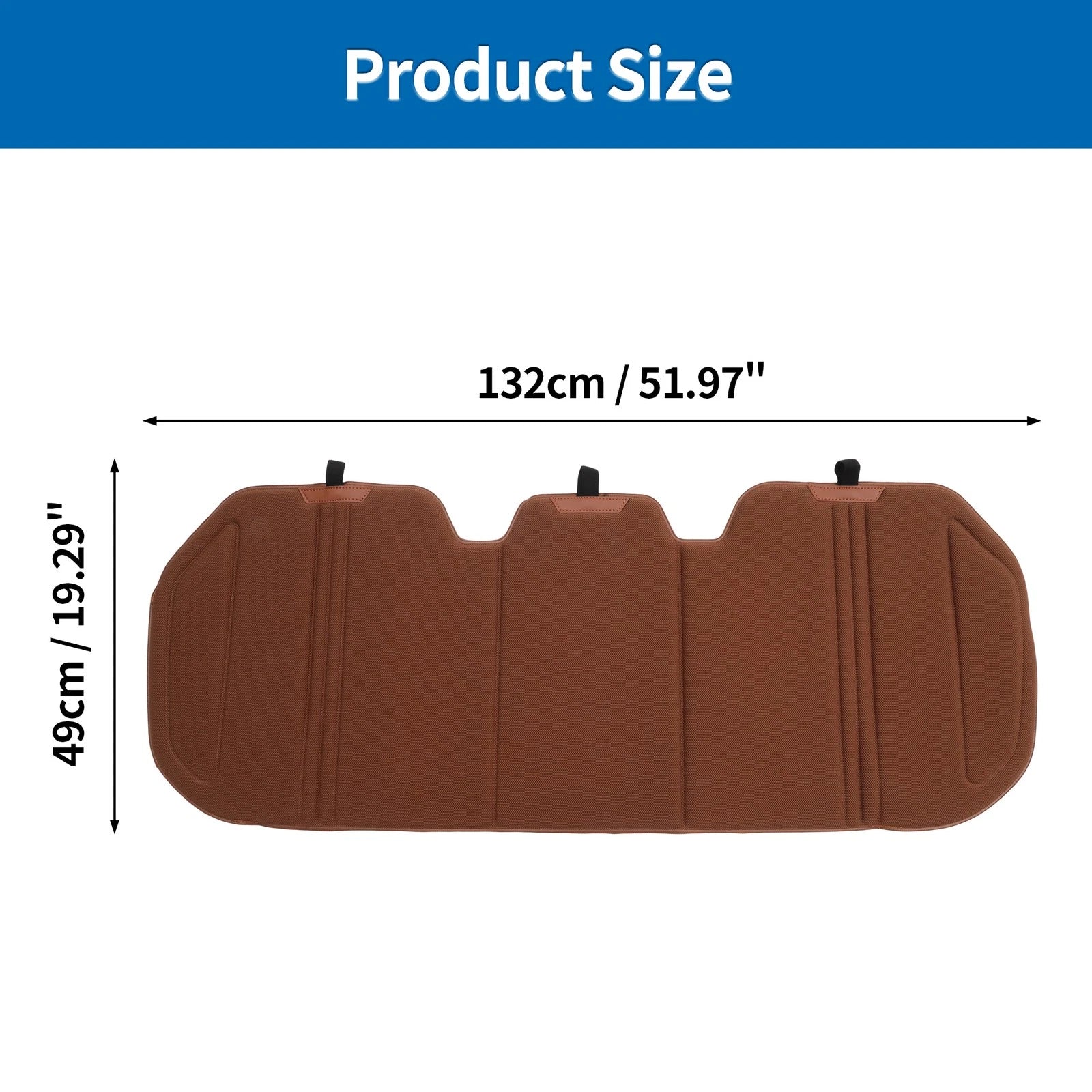 Back Seat Cover for Universal Fit Vehicles (Polyester, Non-Slip)