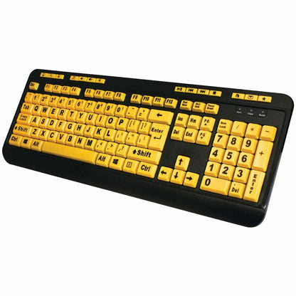 EasyTouch 132 Luminous Large-Print Keyboard for Adesso AKB-132UY