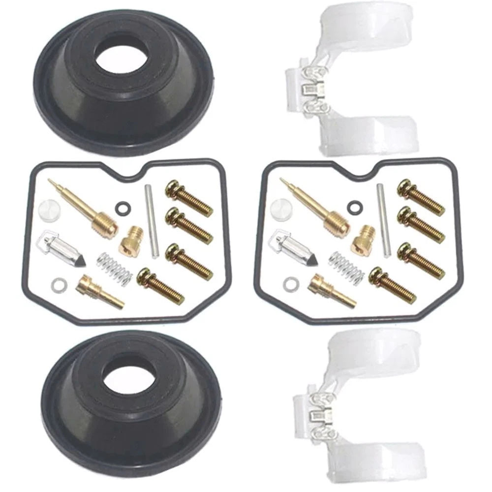 2X Carburetor Carb Kit Diaphragm Plunger for Kawasaki EN500 (1996–2009)