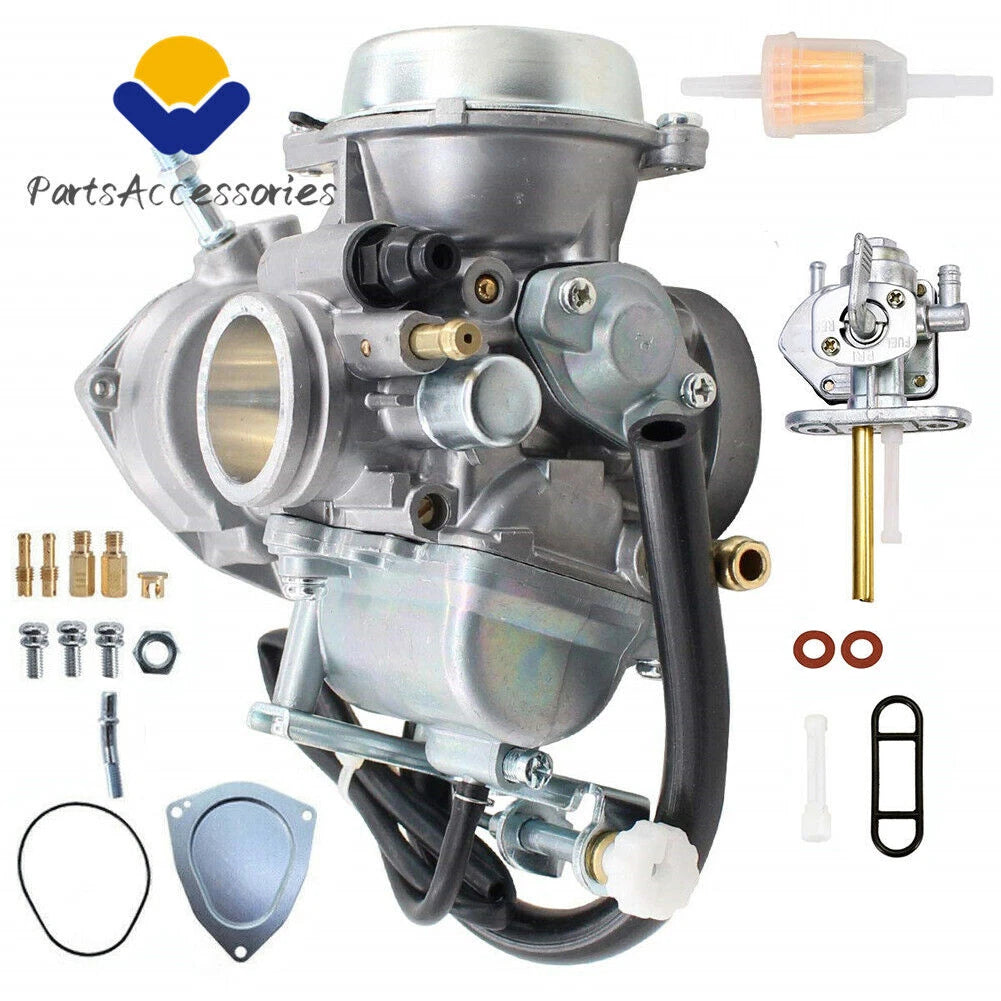 Carburetor & Fuel Petcock Valve Switch for Suzuki Quadsport Z250 (2004–2009)