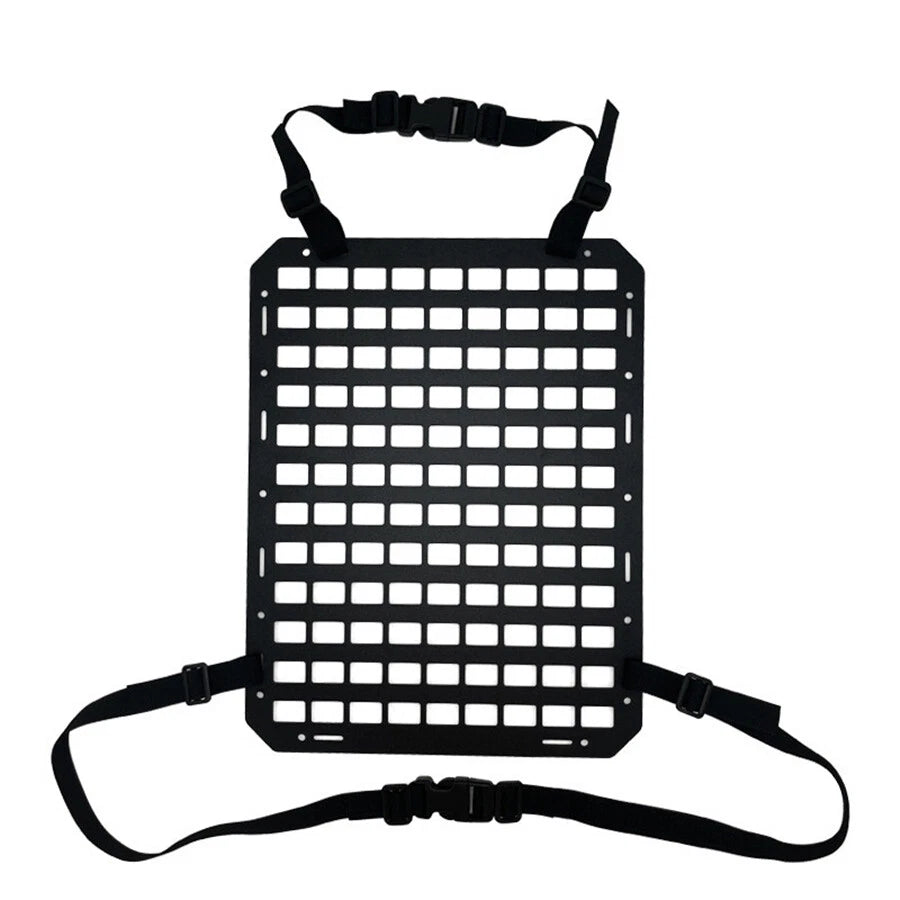MOLLE Panel Car Seat Back Rack Storage Cover 13"x17" for Tactical Use