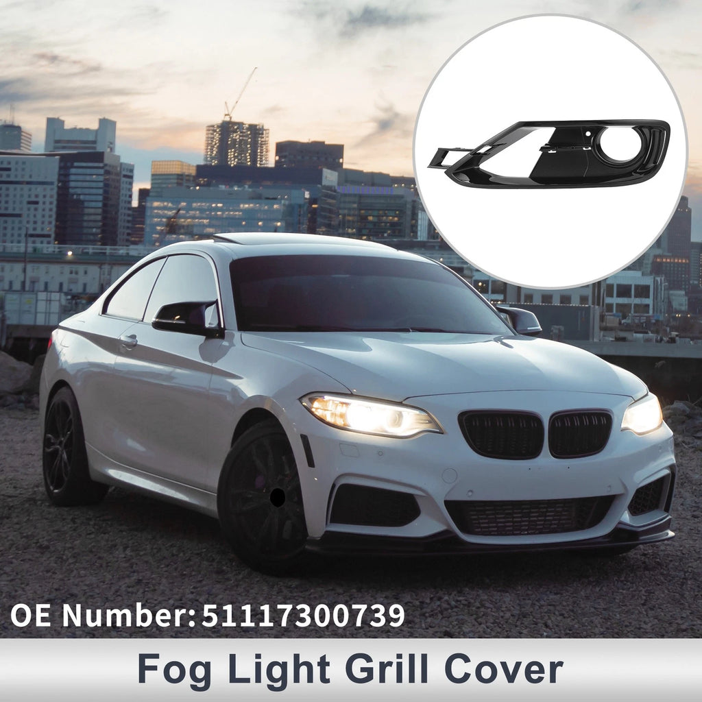Left Front Fog Light Grill Replacement for BMW F30 F31 (2011–2018)
