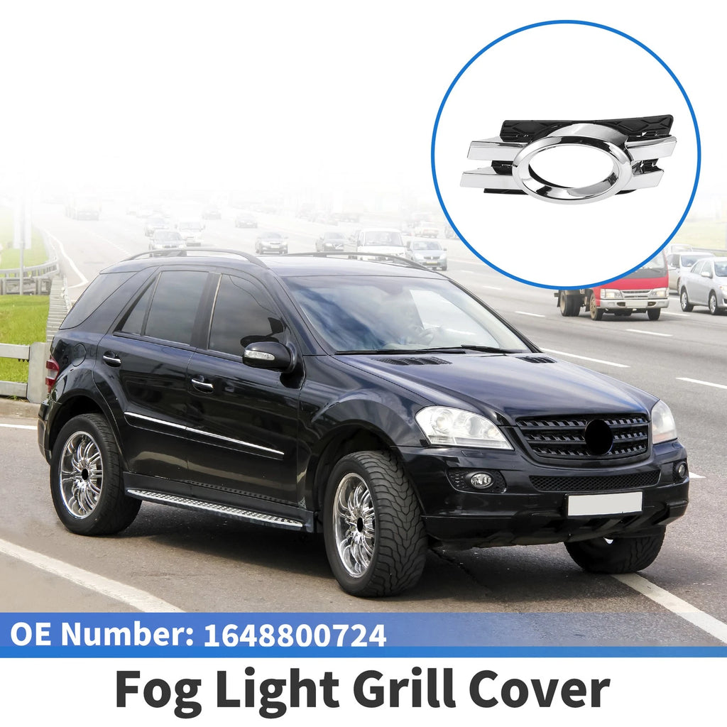 Front Left Fog Light Grill Replacement for Mercedes-Benz W164 (2005–2011)