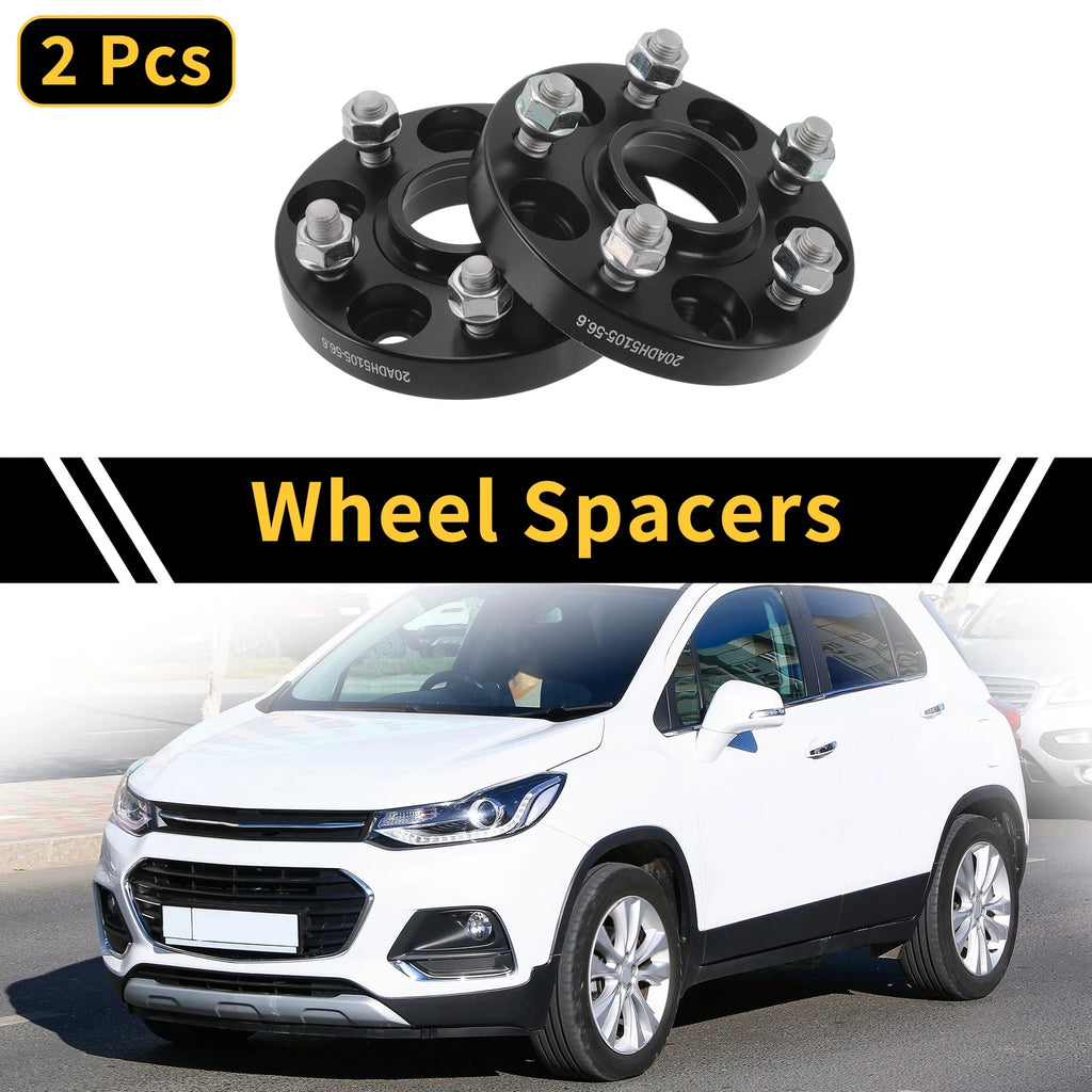 Wheel Spacers 5x105 56.6mm M12x1.5 Replacement for Chevrolet Trax (2013-2020)