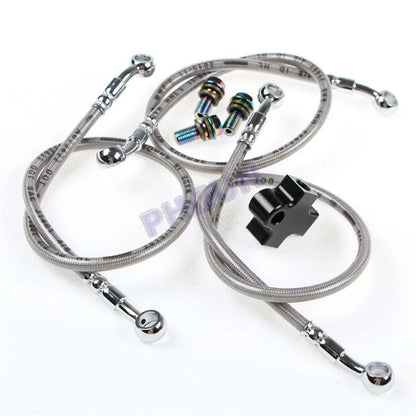 3 Way Hydraulic Brake Pipe Tee Connector for Motorcycle ATV