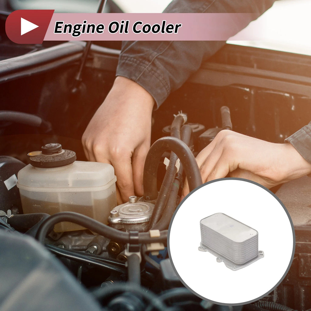 Engine Oil Cooler for Mercedes-Benz C350e 2016–2018 Replacement Trans Cooler