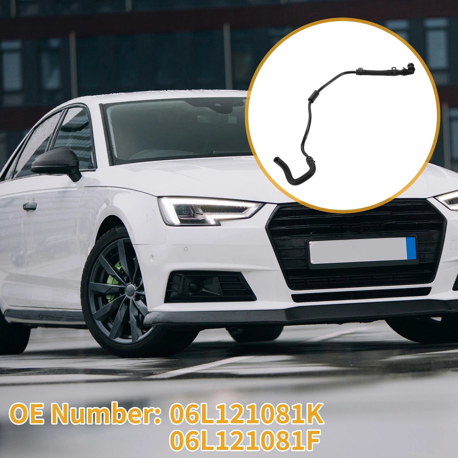 Coolant Overflow Tank Pipe Replacement for Audi A4 A5 2.0L (2017–2019)