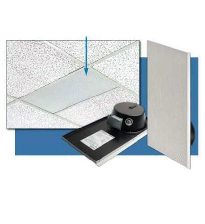 2X Bogen CSD1X2 Drop Ceiling Speaker for Off White