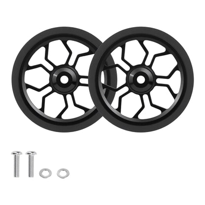 80mm Aluminum Wheels for Brompton Folding Bike - Quiet Rolling Performance
