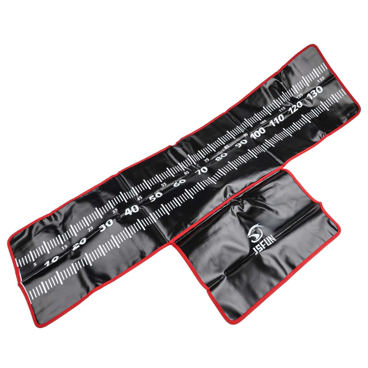 Fishing Unhooking Mat 140x35cm with Tape Measure for Efficient Catching