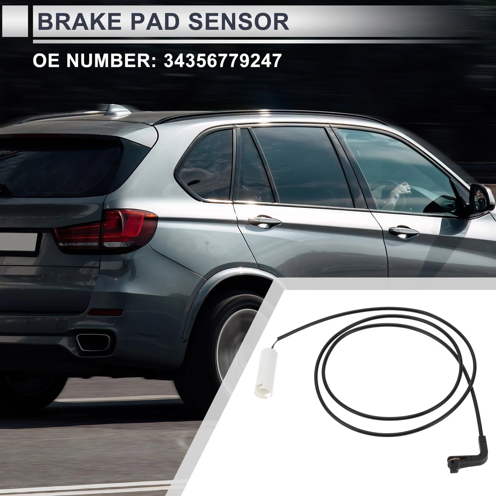 1pc Brake Pad Wear Sensor for Rolls Royce Phantom (2003–2016) No. 34356779247