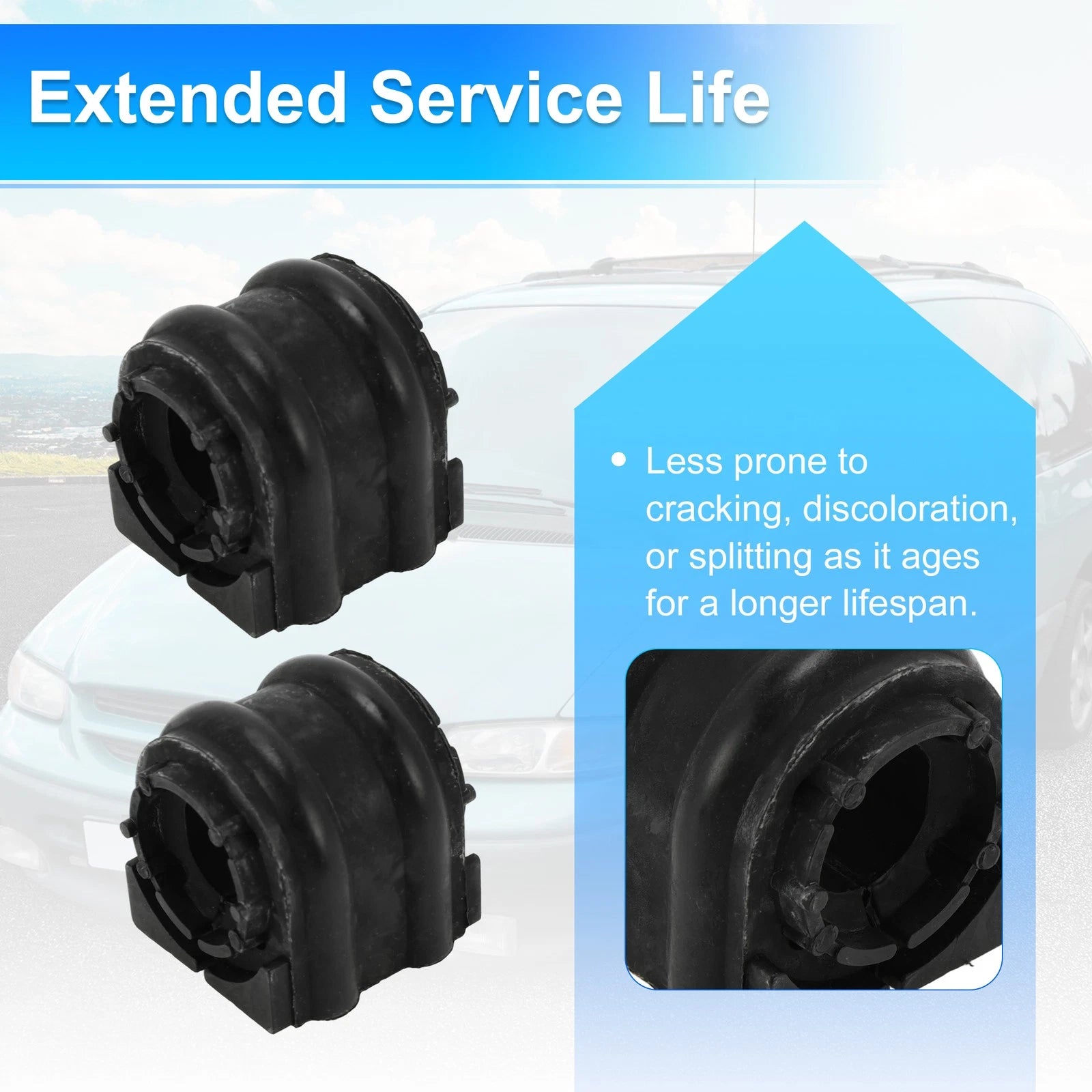 Stabilizer Sway Bar Bushing Kit for Hyundai Sonata (2015–2017) Rubber