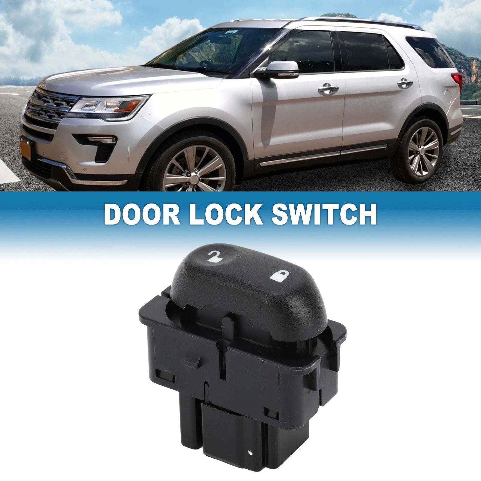 Car Door Lock Switch Replacement for Ford Excursion Explorer F-250 Super Duty (1999–2010)