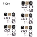 Set of 5 Carburetor Diaphragm Repair Kit for Stihl 040 041 045 051 (RK21-HS)