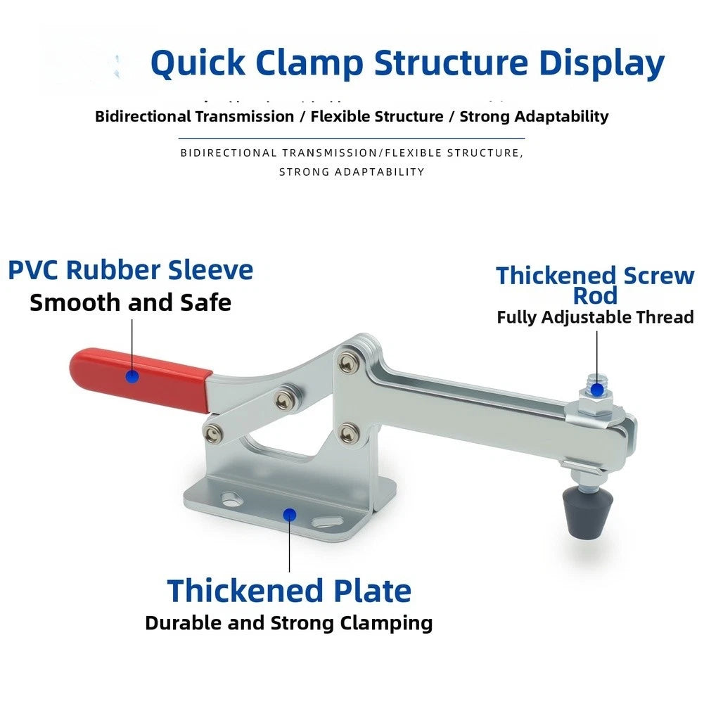Woodworking Fixture GH22235 Horizontal Design with Full Threaded Adjustment