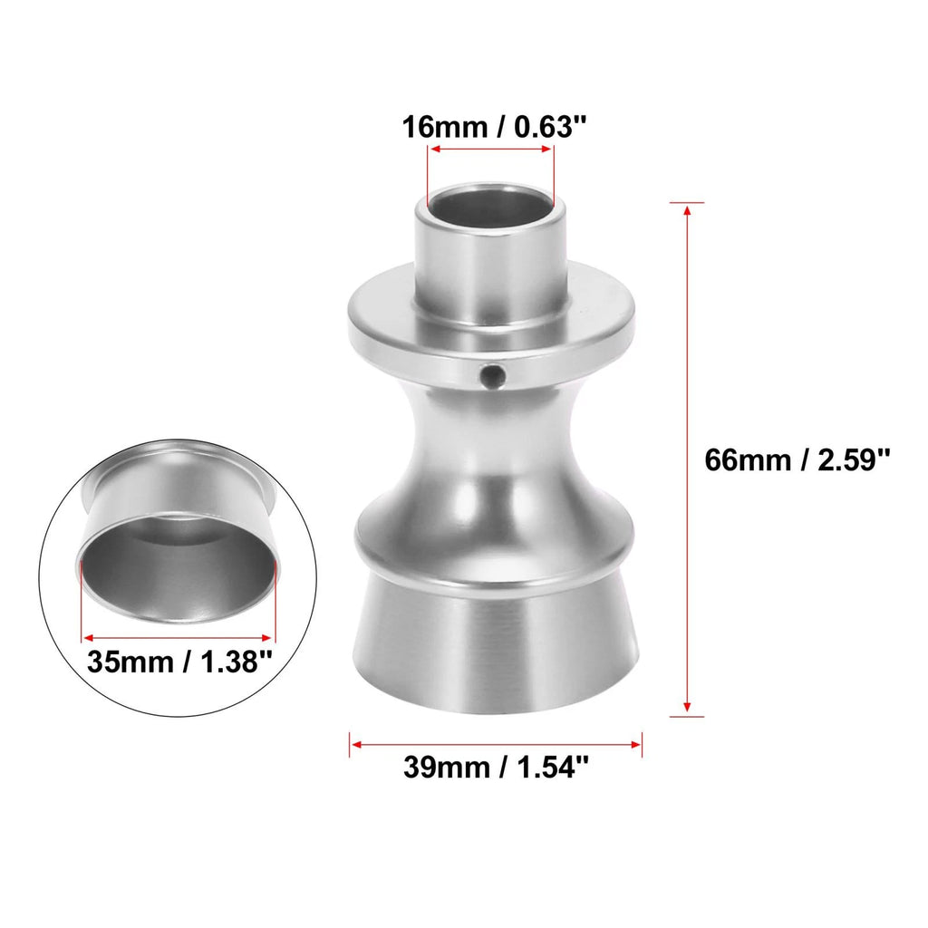Shift Knob Reverse Lockout Lifter for Subaru BRZ and Toyota Silver Tone (2013–2020)