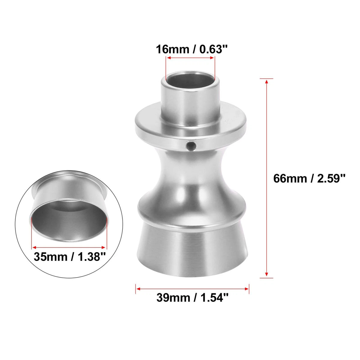Shift Knob Reverse Lockout Lifter for Subaru BRZ and Toyota Silver Tone (2013–2020)