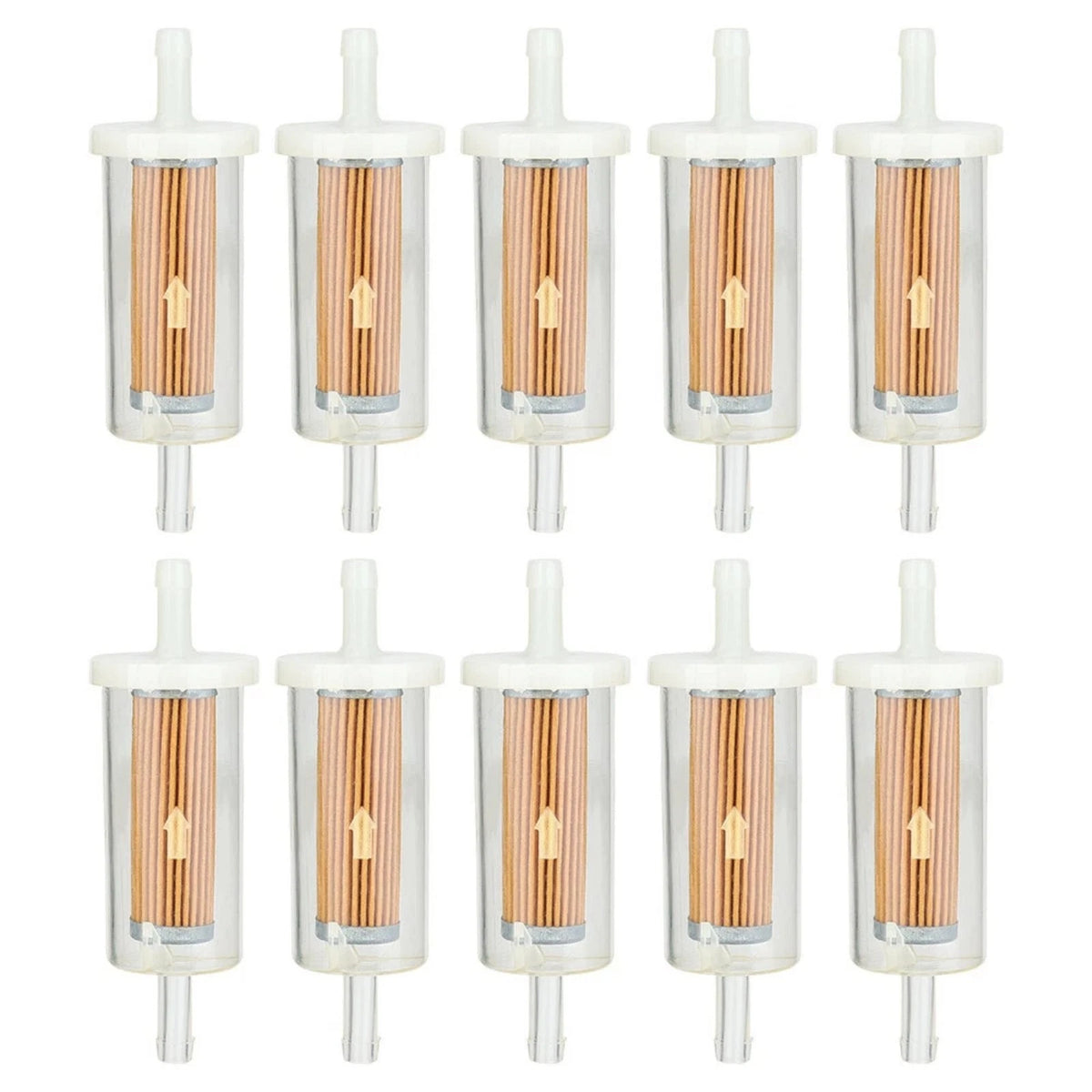 10 Pack Fuel Filter for John Deere X100 X300 Series (695666)
