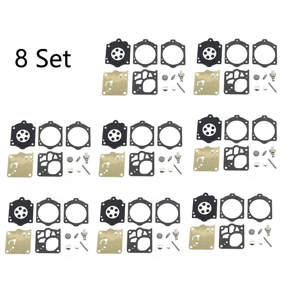 Set of 8 Carburetor Gasket Kit for Husqvarna 365 X-Torq 372 X-Torq (K10-RWJ)
