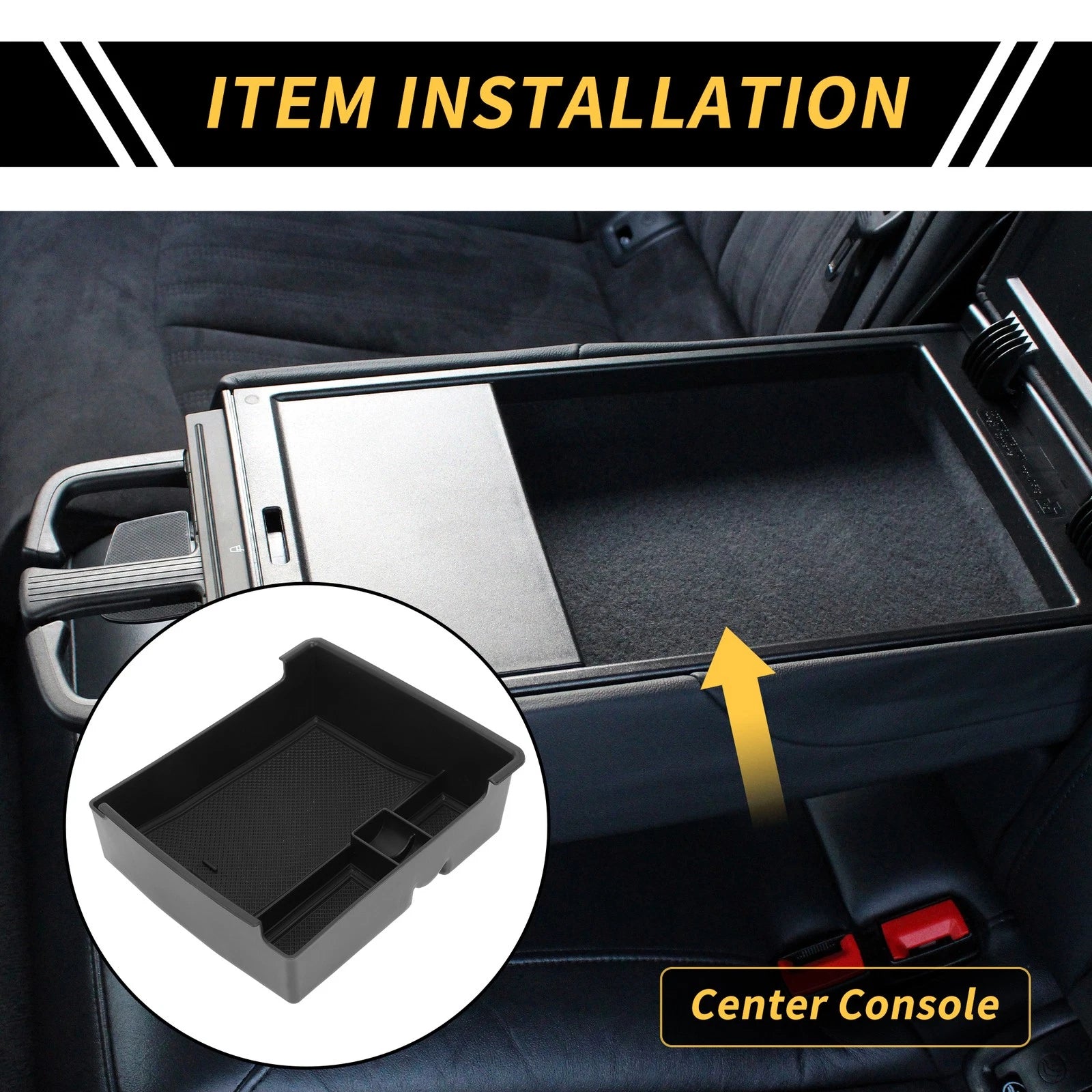 Center Console Armrest Organizer Tray Replacement for Ford Maverick (2022–2024)