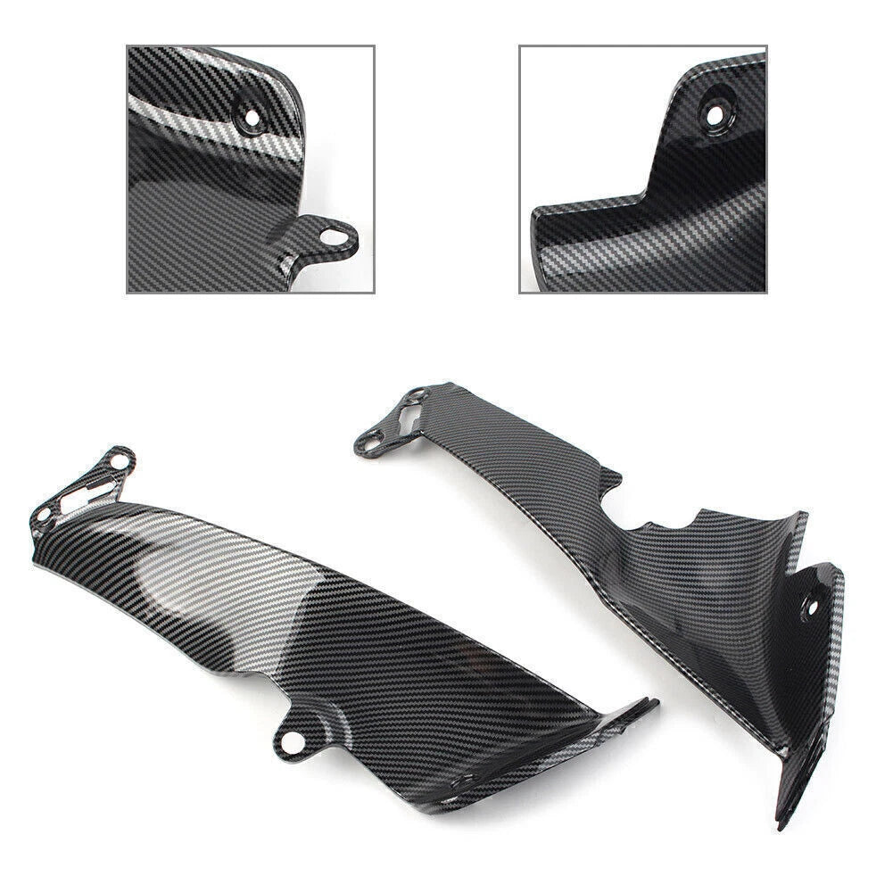 Mid Upper Vertical Side Fairing Panel Left Right Set Fit YAMAHA 2009-2014 YZF R1