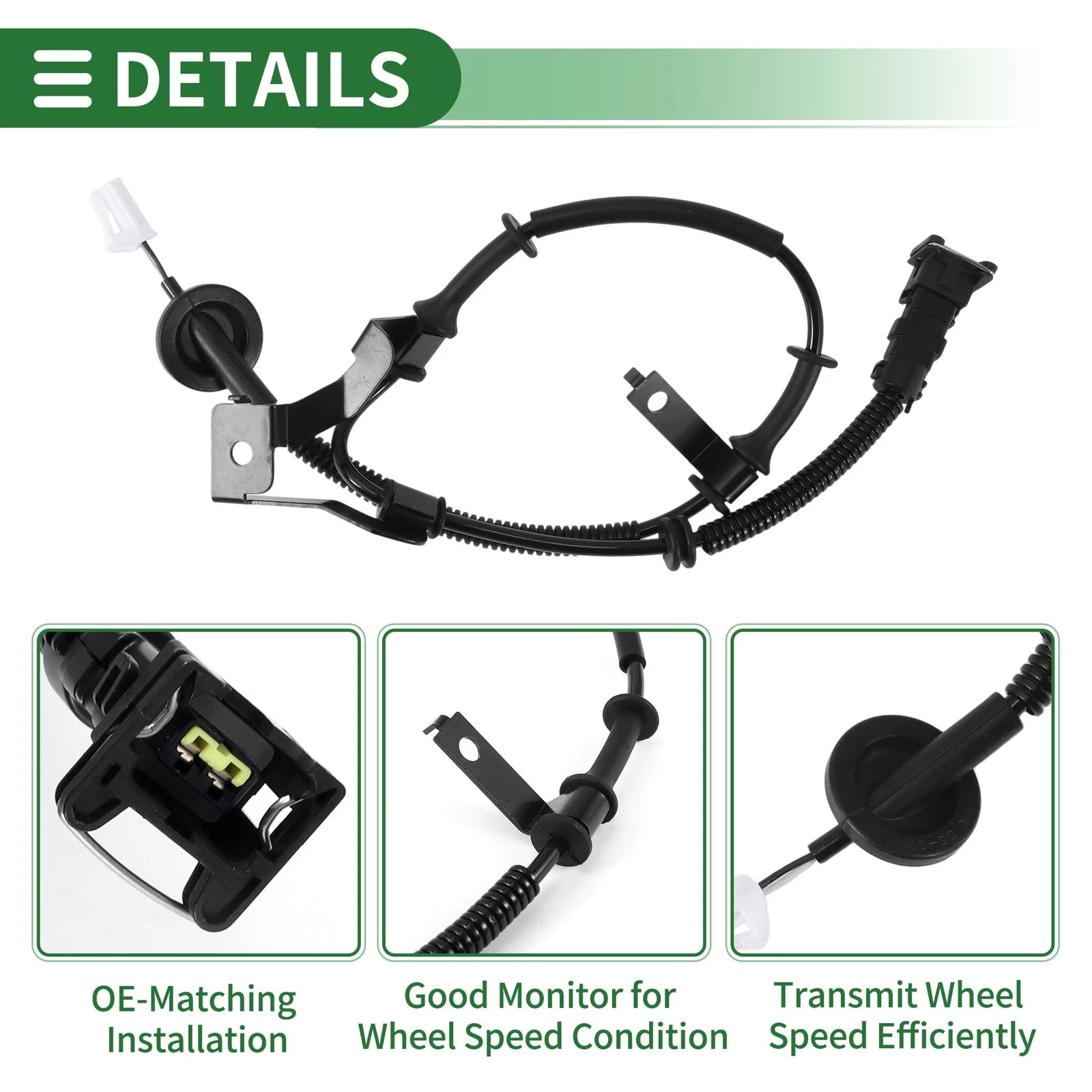 ABS Wheel Speed Sensor No. 919201G000 for Kia Rio (2006–2011)