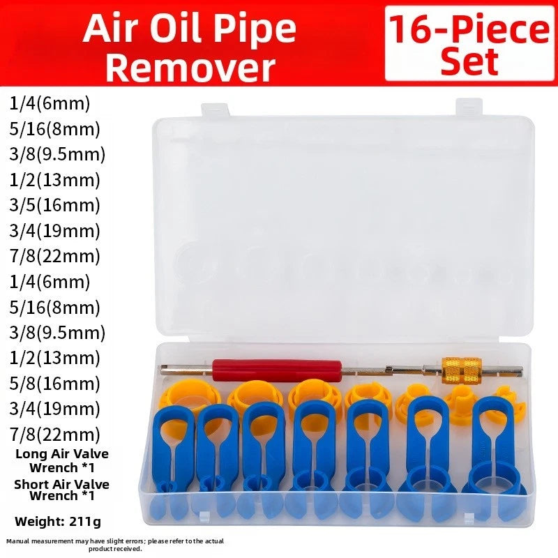 7-Piece Fuel Line Disconnect Tool Set for Automotive Use