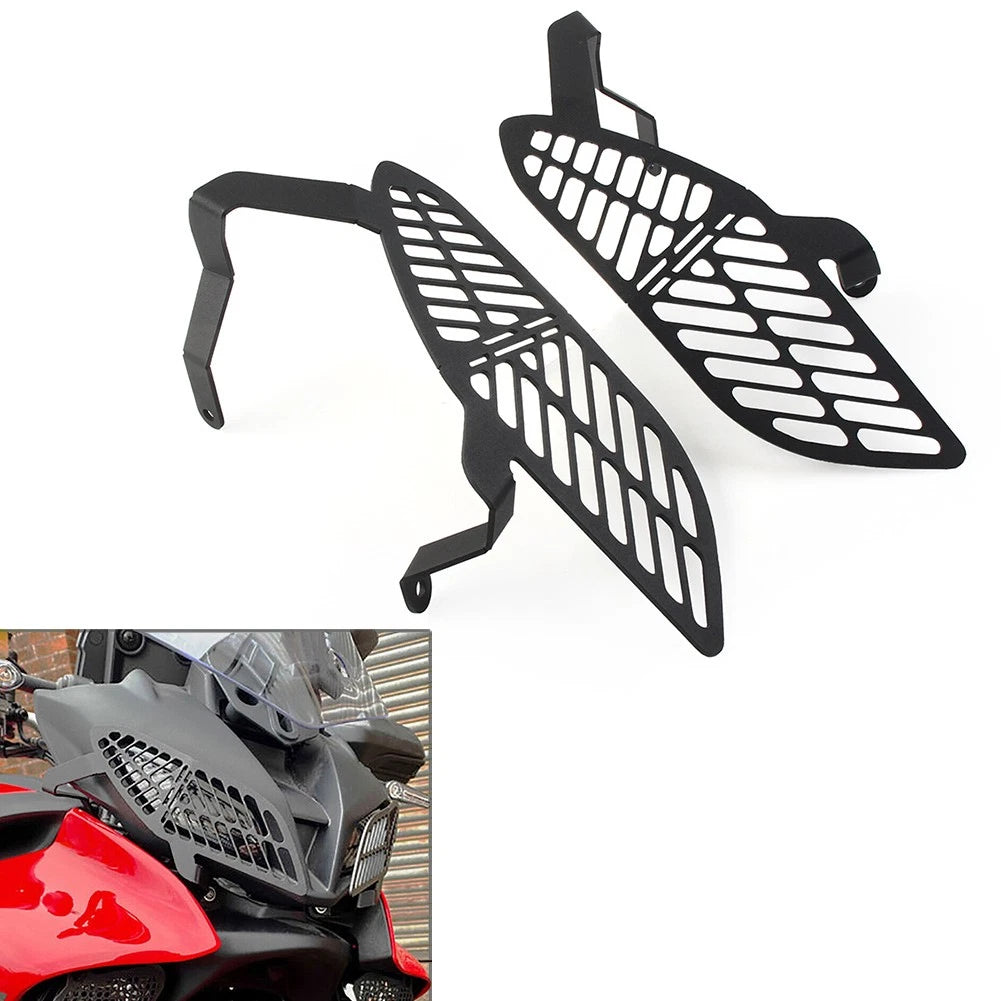 Headlight Guard Grill Protector Cover 2X for Yamaha Tracer 9 & 9GT (2021–2023)
