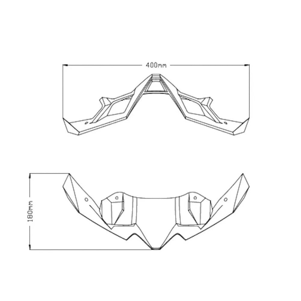 Front Spoiler Fairings for Kawasaki Z900 (2020–2024)