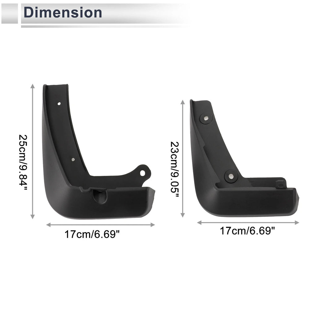 Mud Flaps Splash Guards 1 Set Mud Guards for Mazda Axela Saloon (2020–2023)