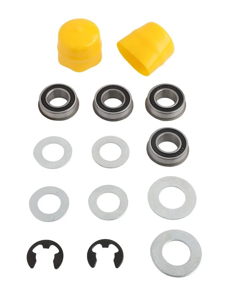 Front Wheel Bushing to Bearing Upgrade Kit for Lawn Mowers (Multiple Models)