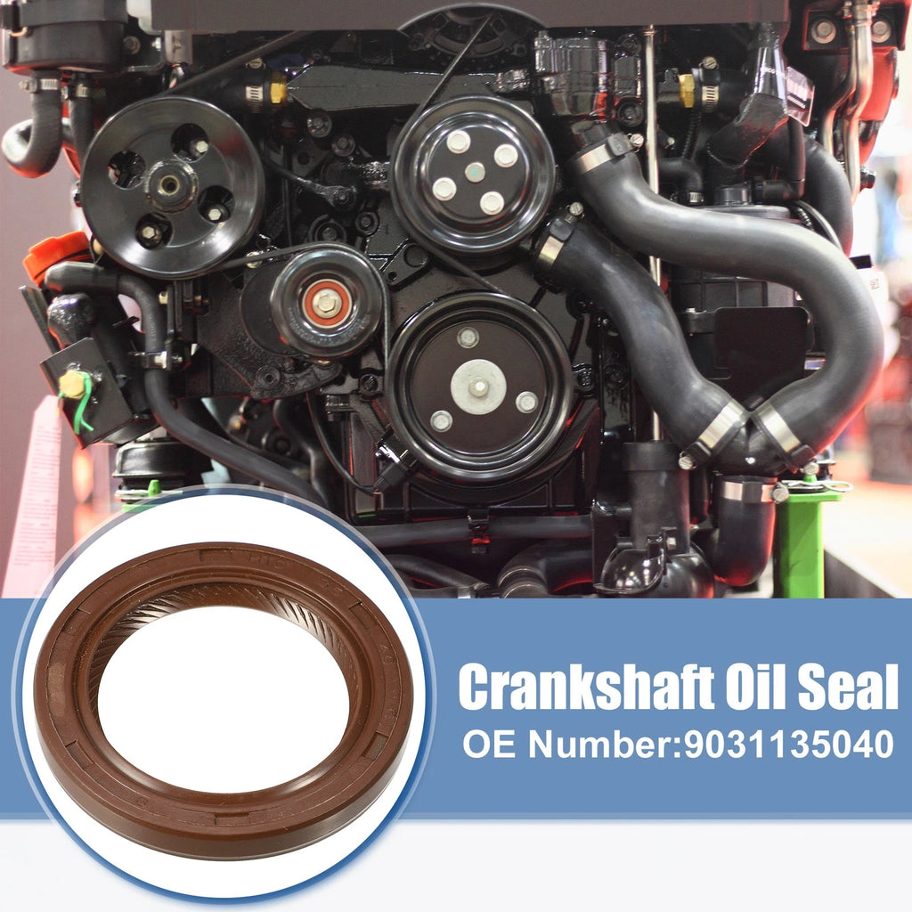 2pcs Engine Crankshaft Oil Seal Replacement for Toyota Celica Corolla MR2 (1990–2005)