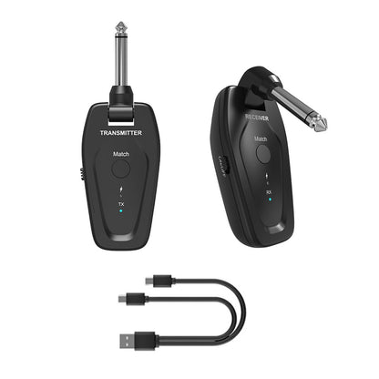 1 Pair UHF Wireless Guitar System Transmitter Receiver for Guitar