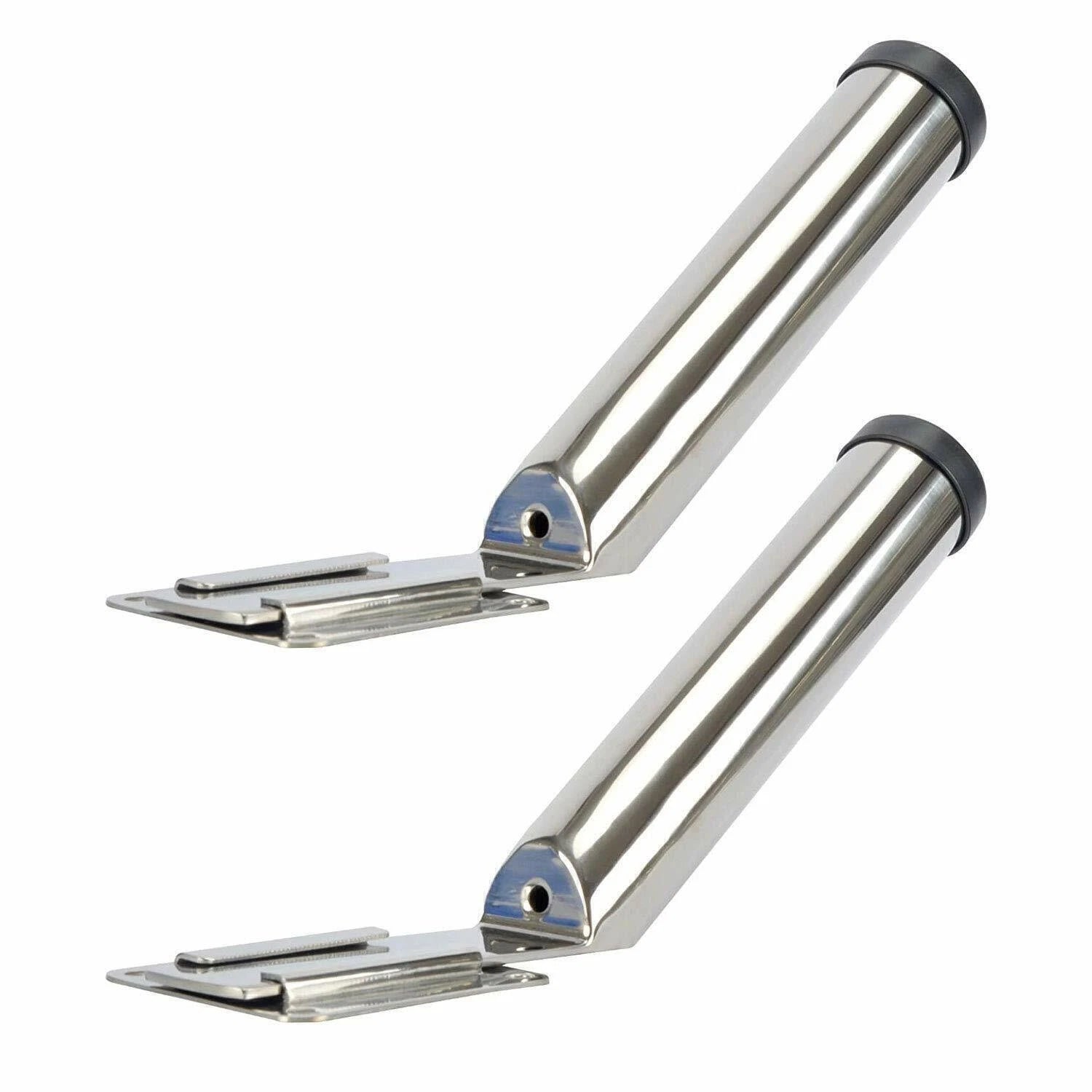2PC Stainless Fishing Rod Holder Slide Mount for Boat (30°)